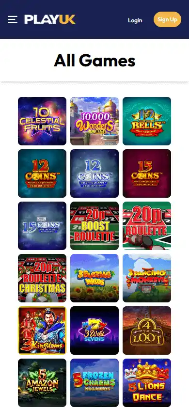 PlayUK Casino screenshot 6