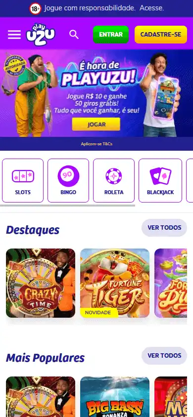 PlayUZU Casino screenshot 4