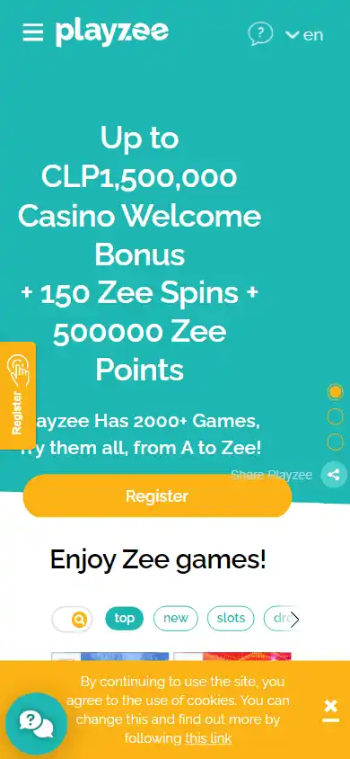 Playzee Casino screenshot 4