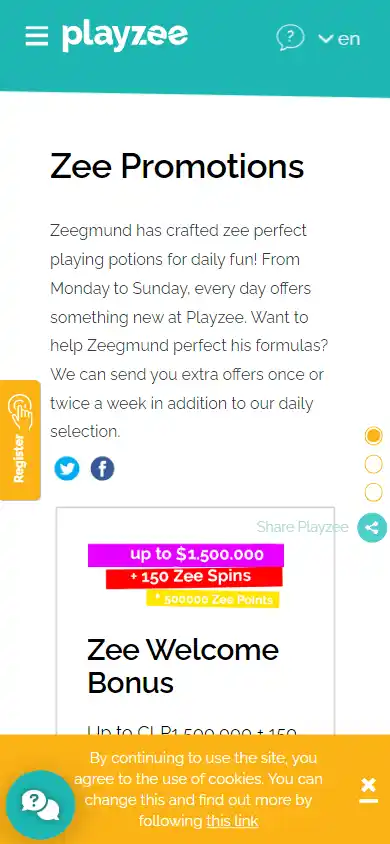 Playzee Casino screenshot 6