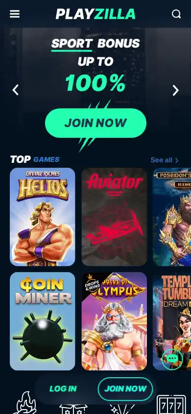 Playzilla Casino screenshot 4