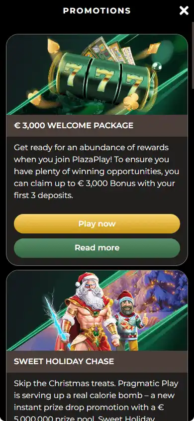 PlazaPlay Casino screenshot 4