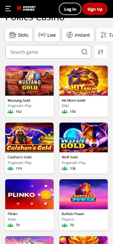 Pocket Pokies Casino screenshot 5