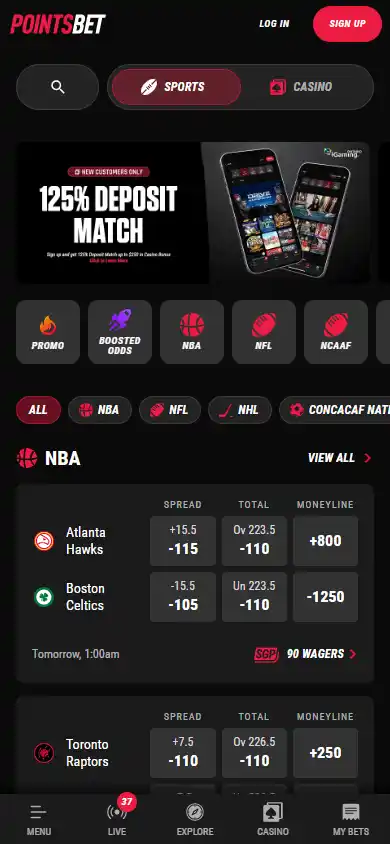 PointsBet Casino Ontario screenshot 4