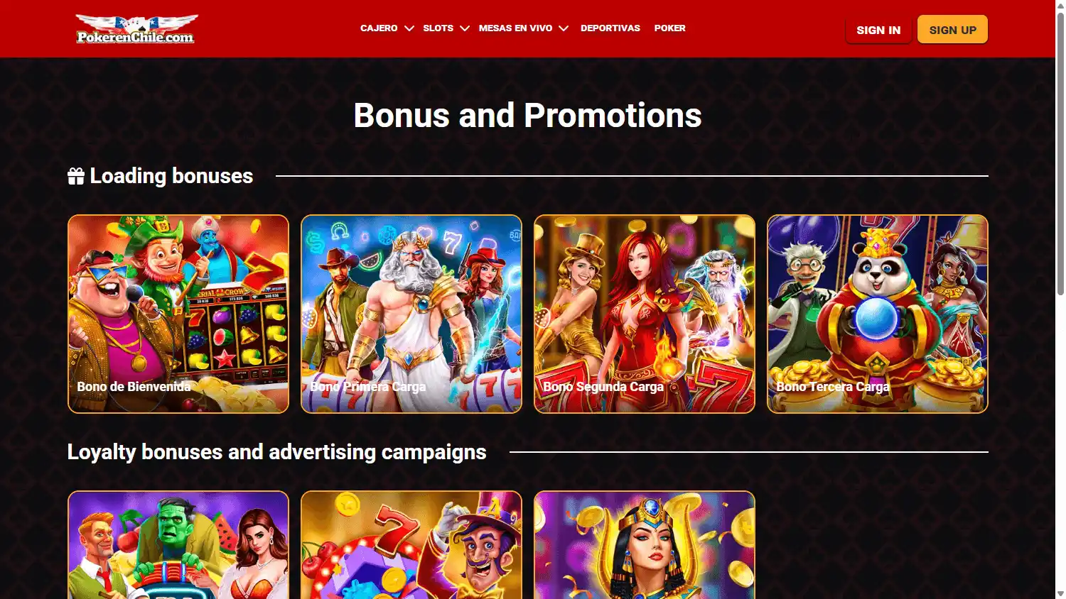 PokerEnChile Casino screenshot 3
