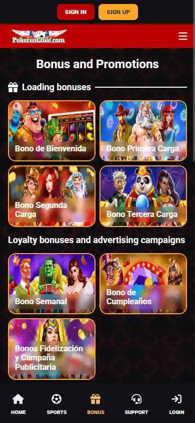 PokerEnChile Casino screenshot 6