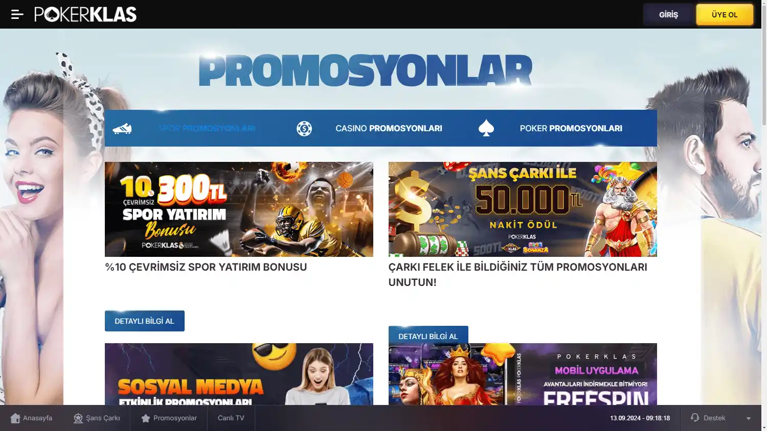Pokerklas Casino screenshot 3