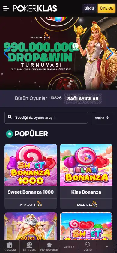 Pokerklas Casino screenshot 5