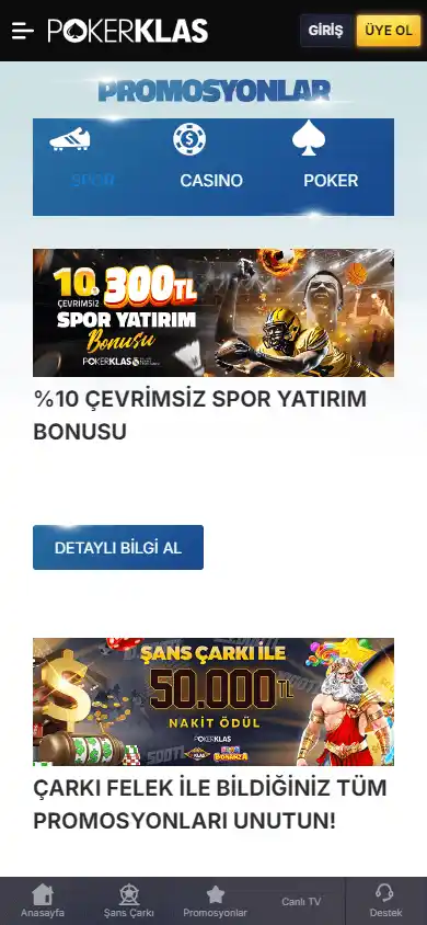 Pokerklas Casino screenshot 6