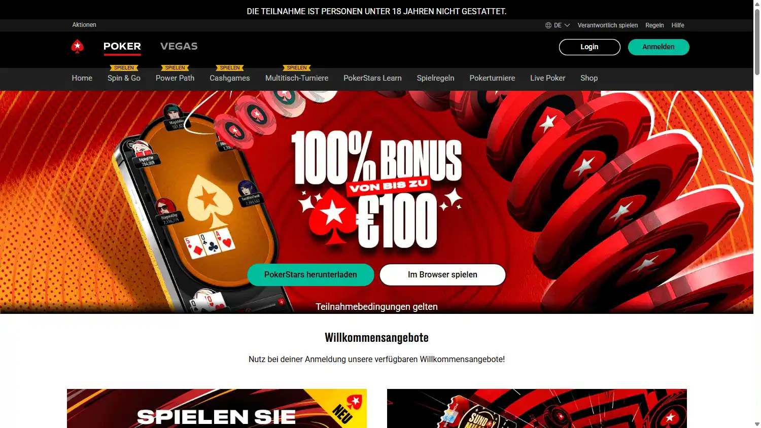PokerStars Casino screenshot 1