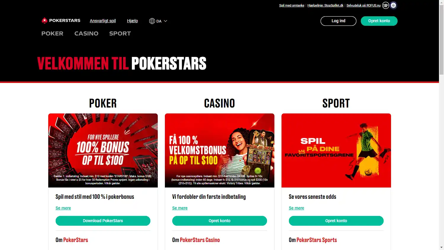 PokerStars Casino DK screenshot 1