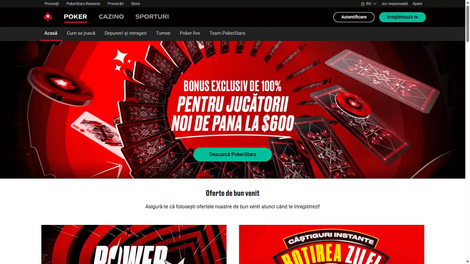 PokerStars Casino screenshot 1