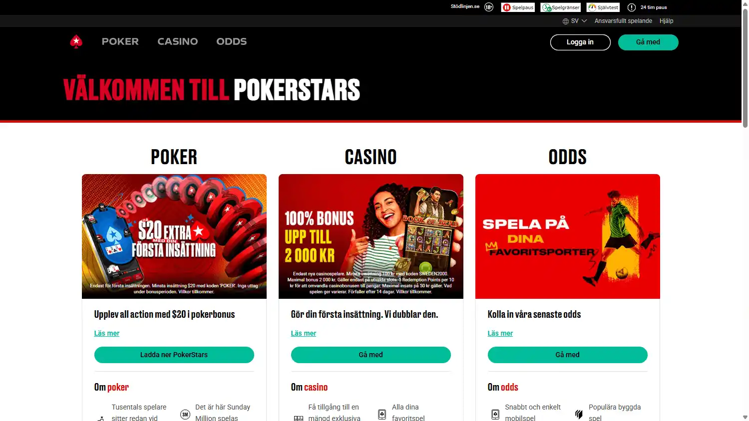 PokerStars Casino SE screenshot 1