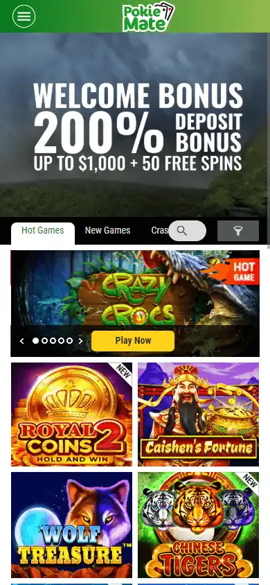 Pokie Mate Casino screenshot 3
