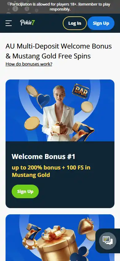 Pokie7 Casino screenshot 6