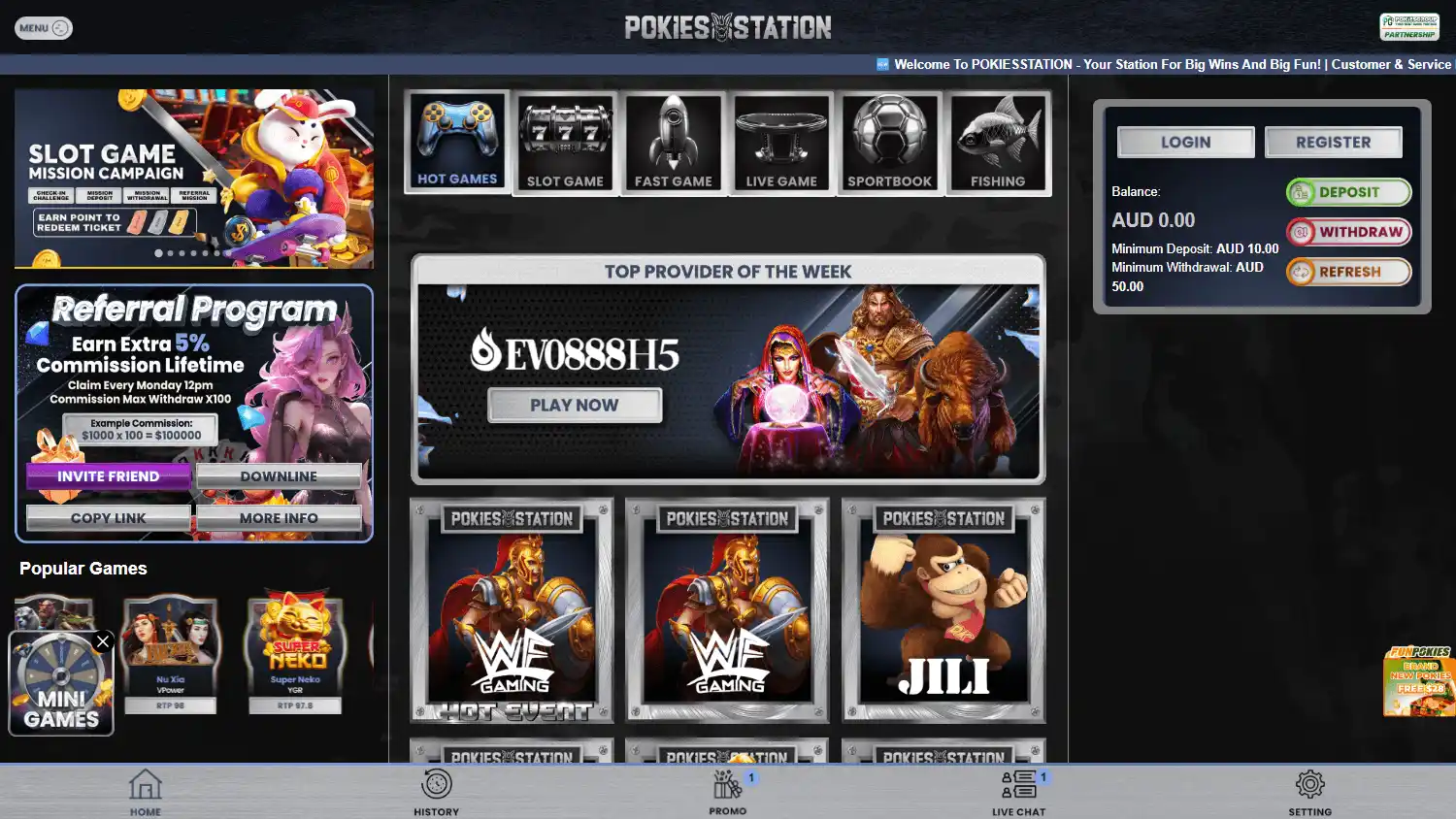Pokies Road Casino screenshot 2