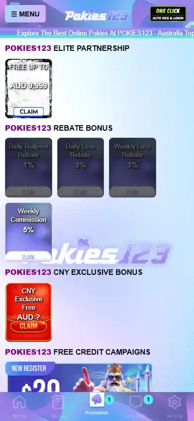 Pokies123 Casino screenshot 6