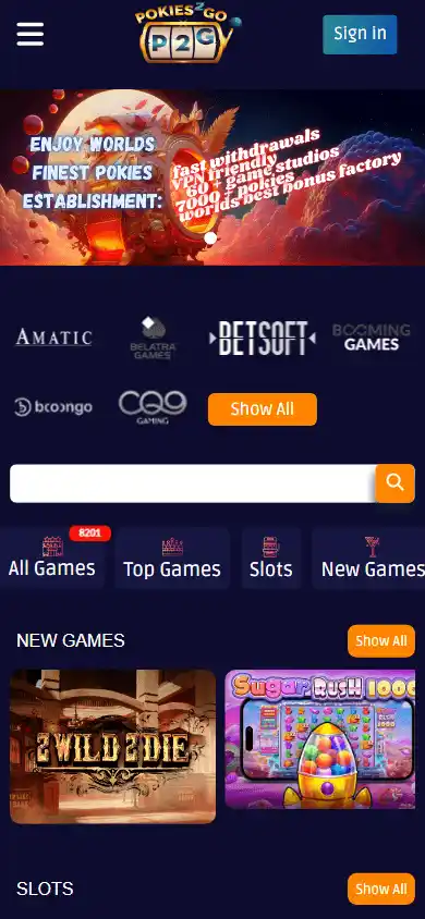 Pokies2Go Casino screenshot 4