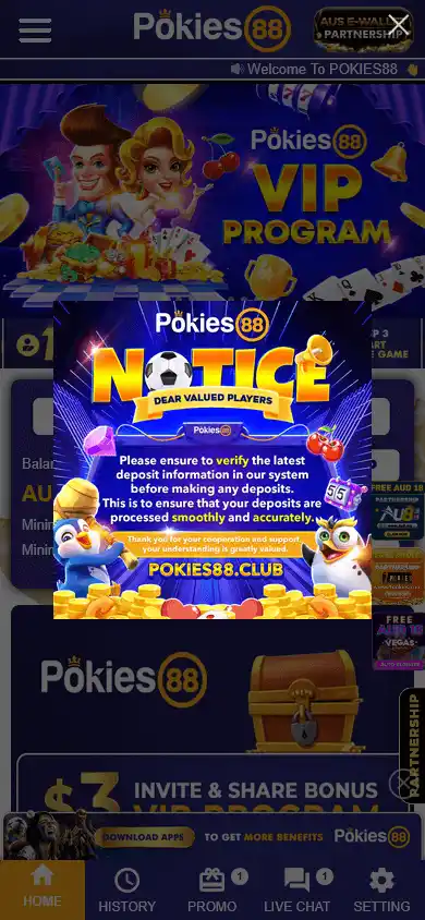 Pokies88 Casino screenshot 2