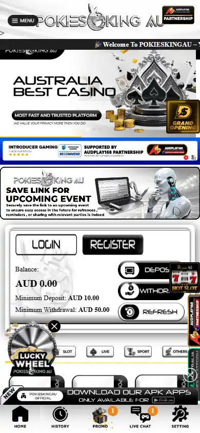 POKIESKINGAU Casino screenshot 3