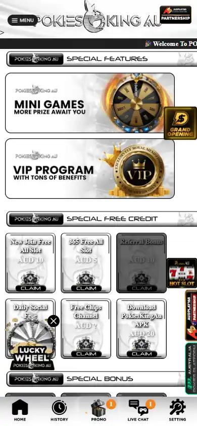 POKIESKINGAU Casino screenshot 4