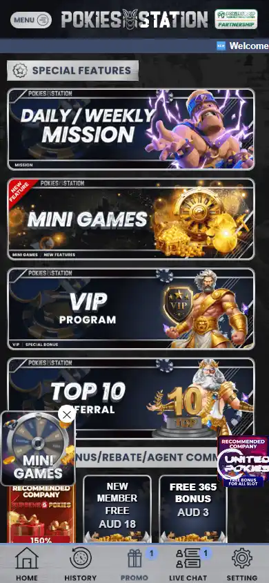 POKIESSTATION Casino screenshot 4
