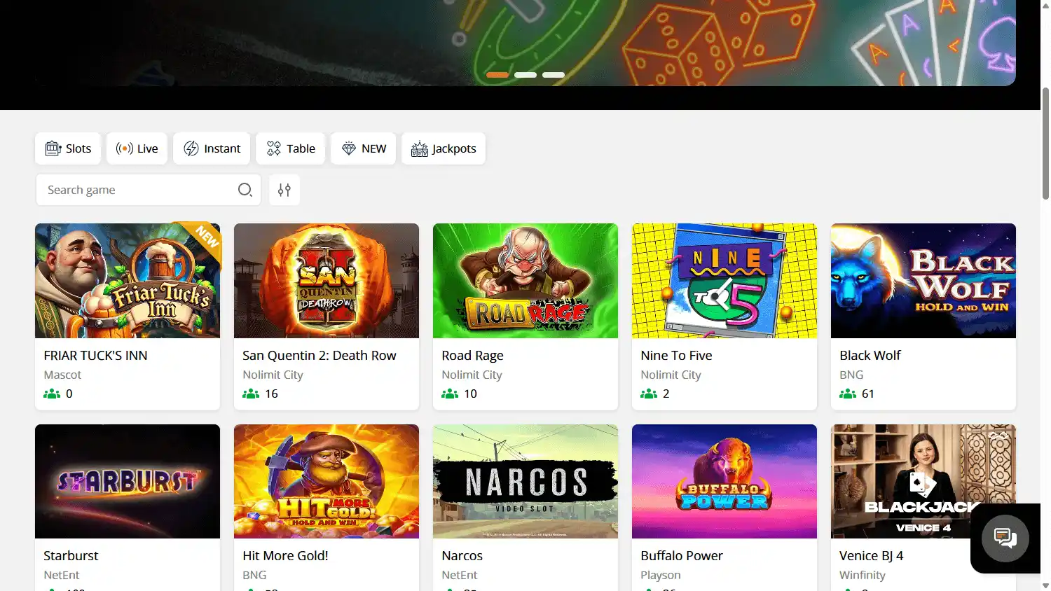 PokieSurf Casino screenshot 2