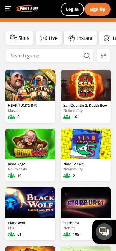 PokieSurf Casino screenshot 5