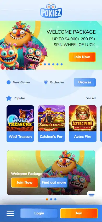 Pokiez Casino screenshot 3