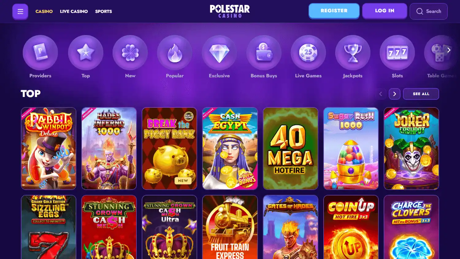 Polestar Casino screenshot 2