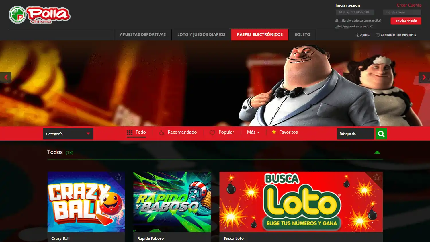 Polla Chilena Casino screenshot 2