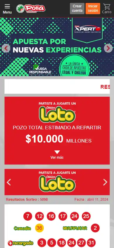 Polla Chilena Casino screenshot 3
