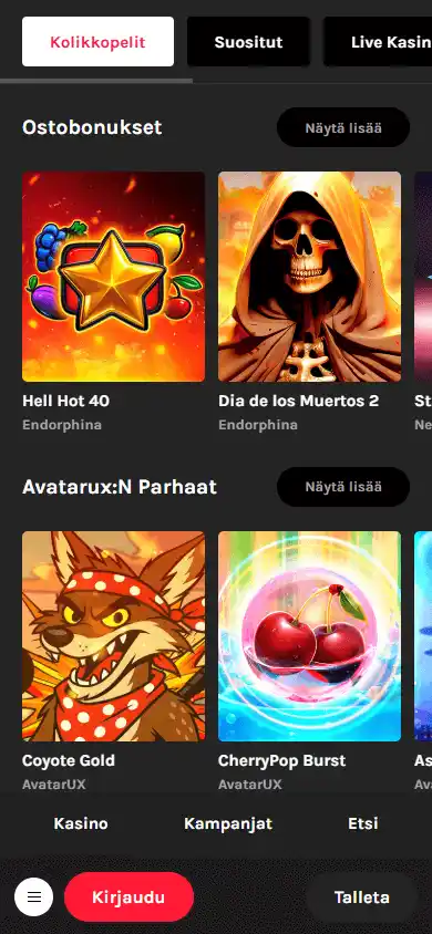Pommi Casino screenshot 5