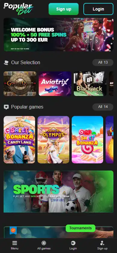 Popular Bet Casino screenshot 4