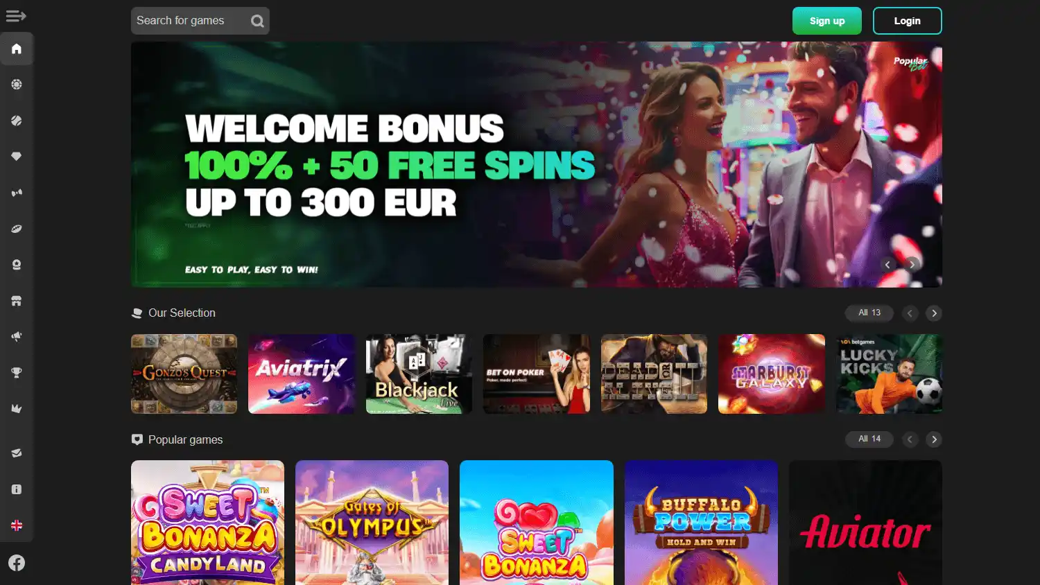 PopularBet Casino screenshot 1