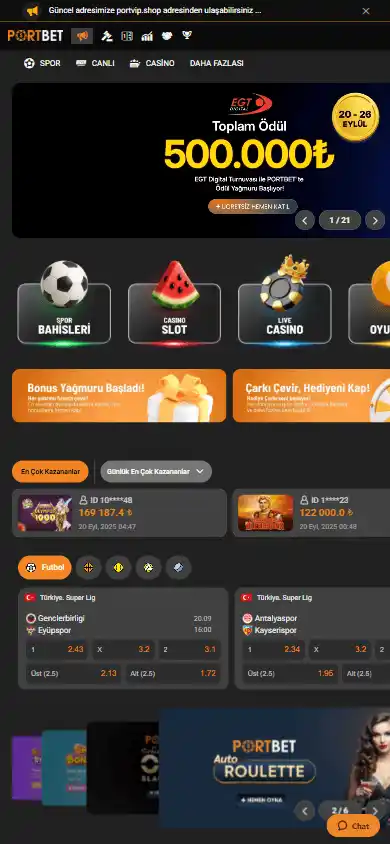 PortBet Casino screenshot 4