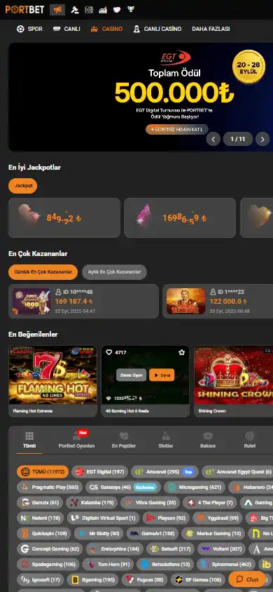 PortBet Casino screenshot 5