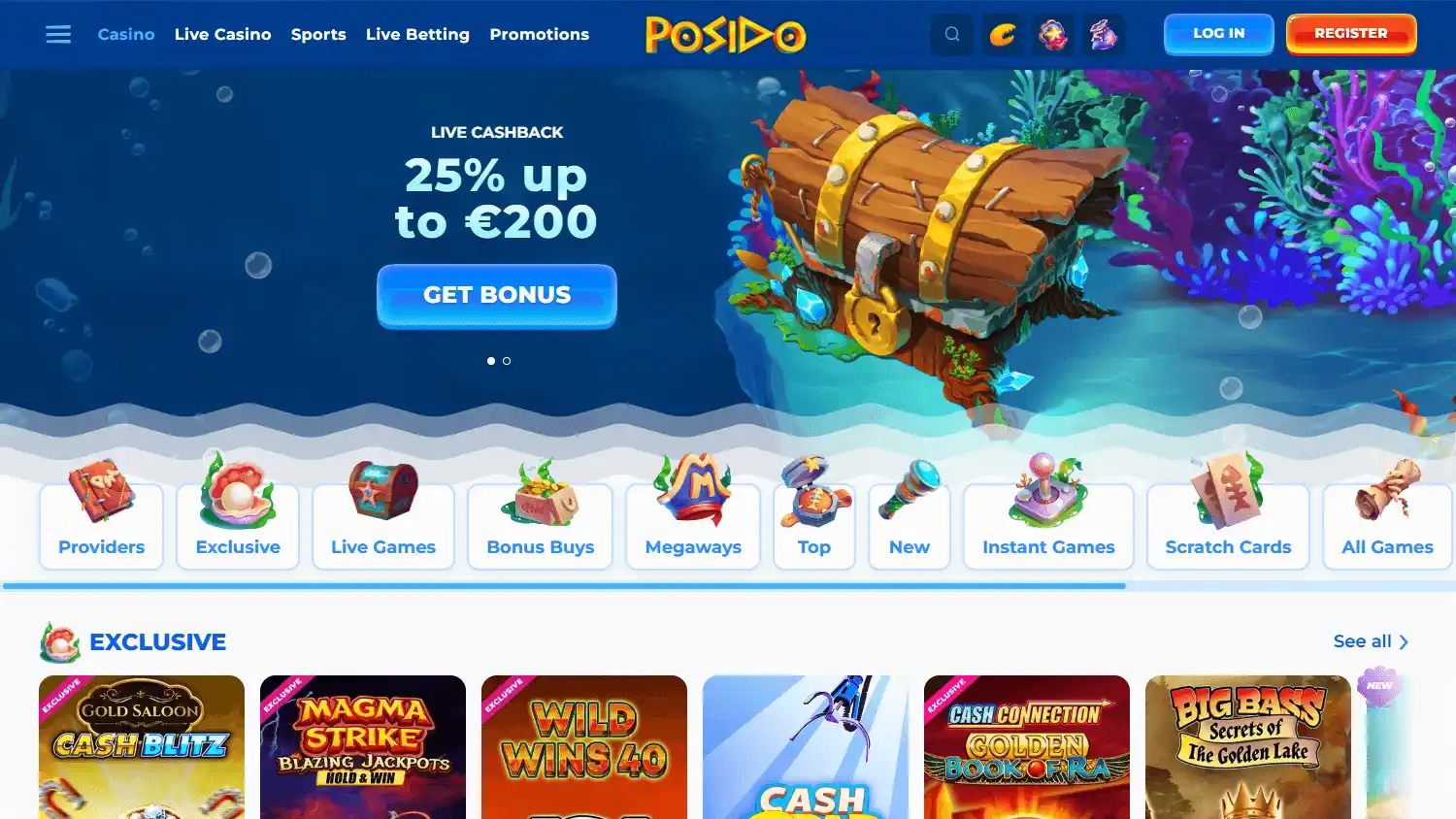 Posido Casino screenshot 2