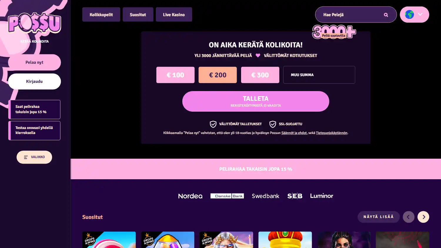 Possu Casino screenshot 1