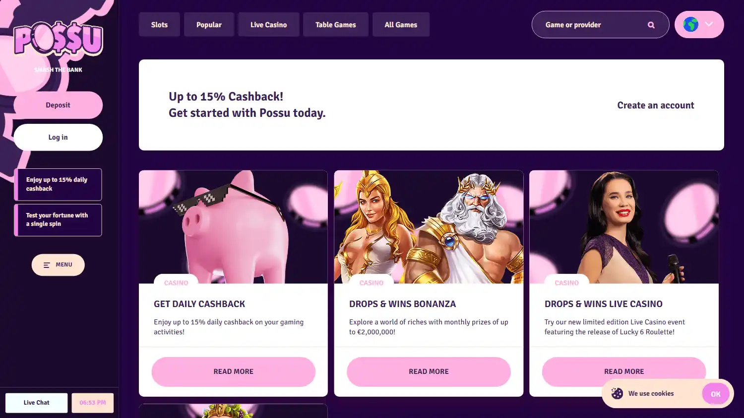 Possu Casino screenshot 3