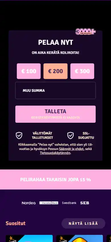 Possu Casino screenshot 4