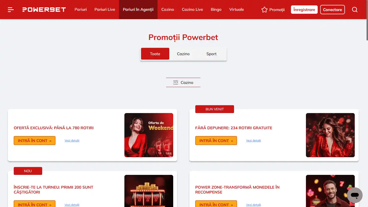 Powerbet Casino RO screenshot 3