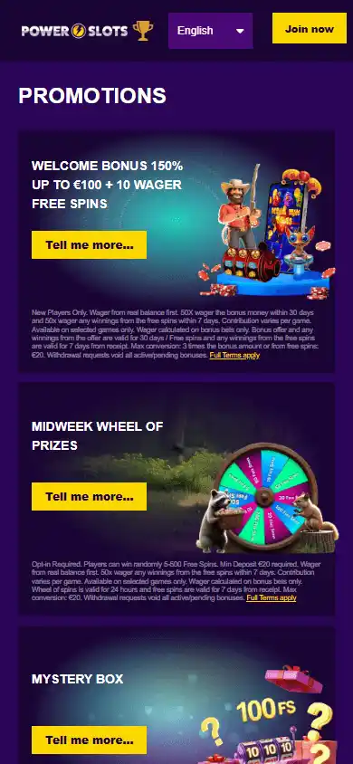PowerSlots Casino screenshot 6