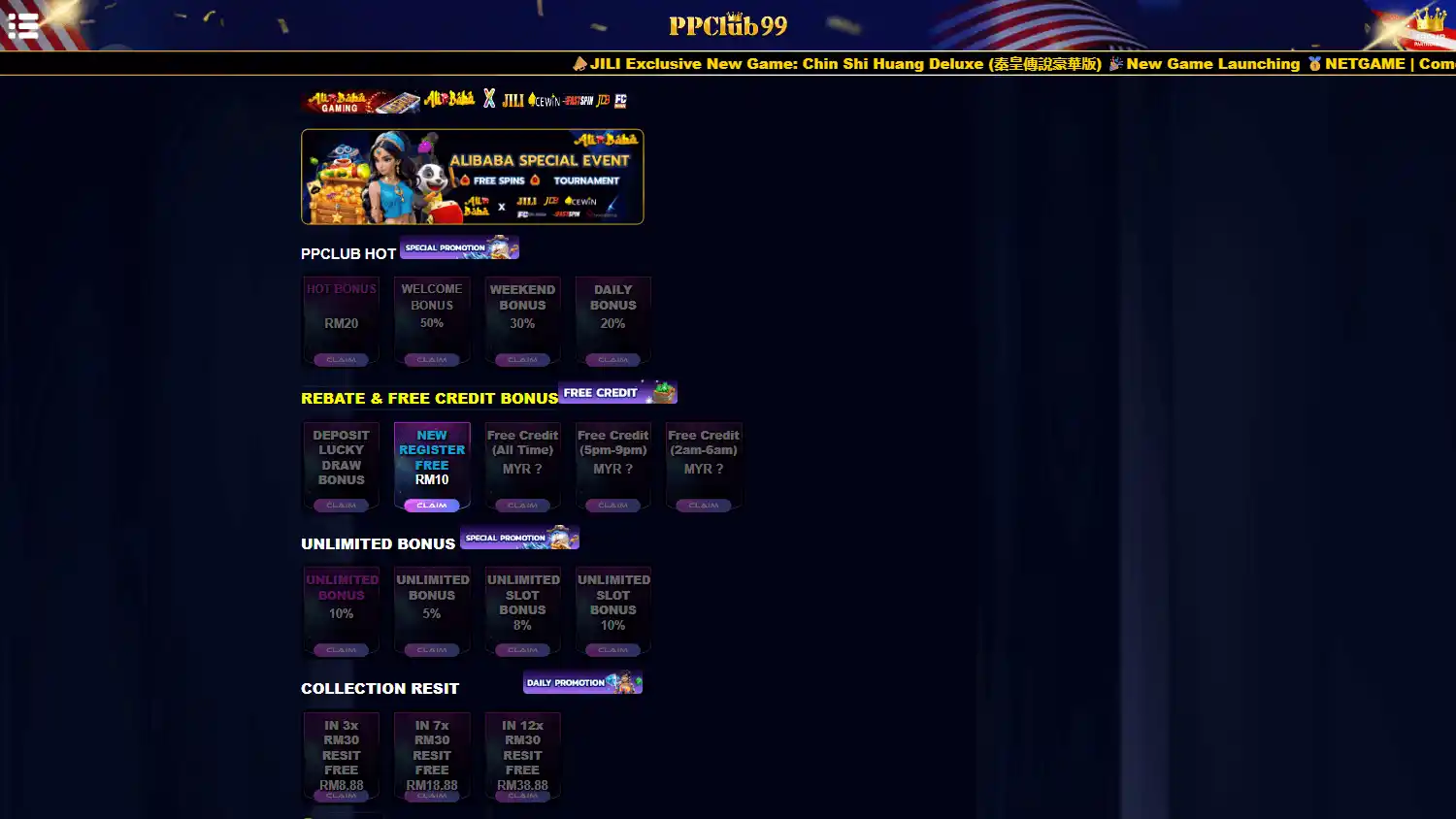 PPClub 99 Casino screenshot 2