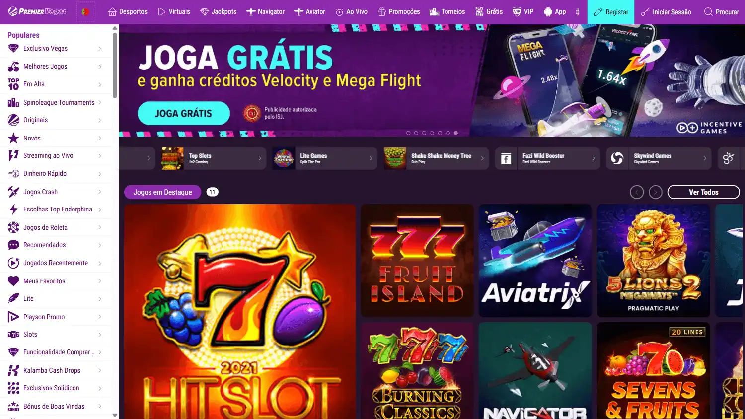 Premier Bet Casino screenshot 2