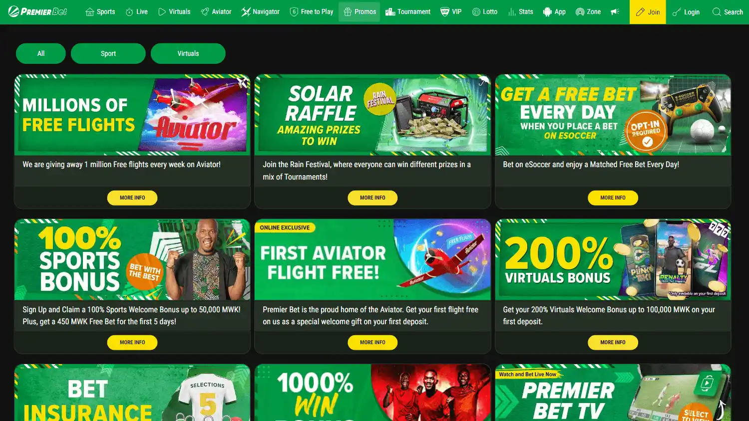 Premier Bet Casino screenshot 3