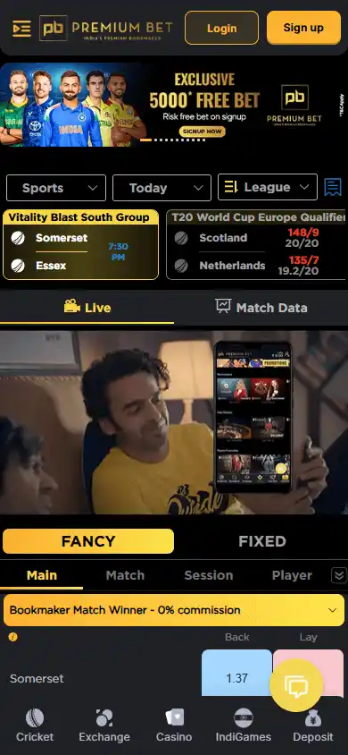 PremiumBet Casino IN screenshot 4