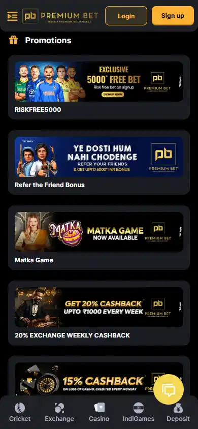 PremiumBet Casino IN screenshot 6