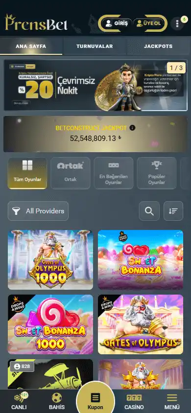 Prensbet Casino screenshot 5