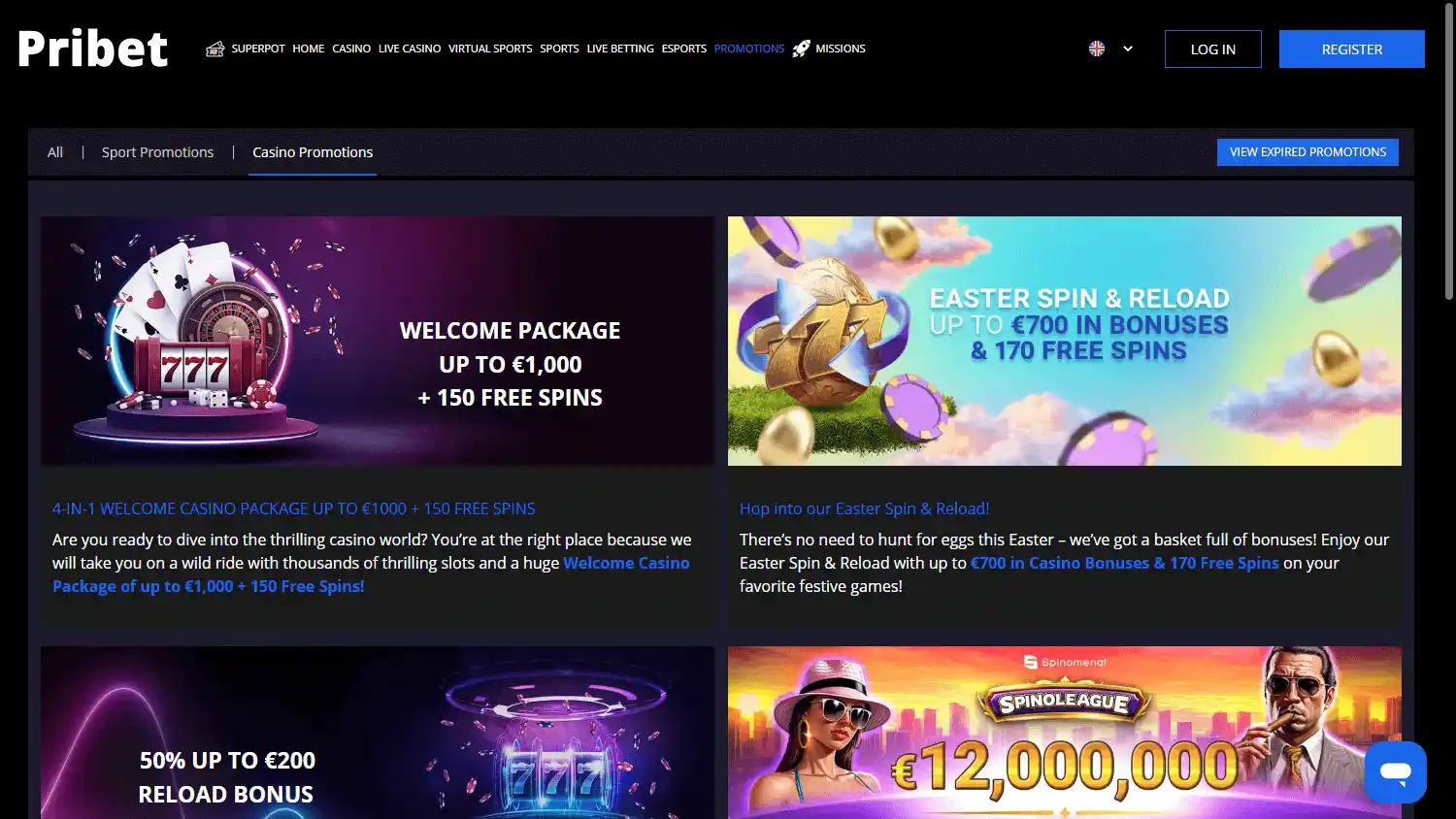 Pribet Casino screenshot 3